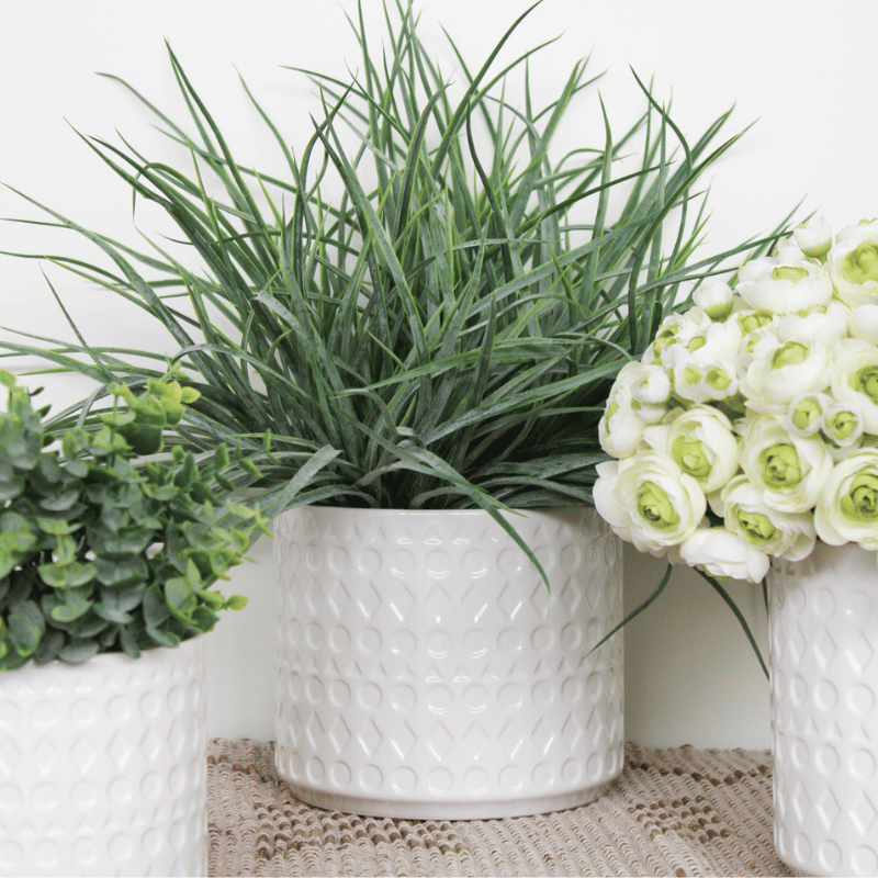 Large White Alto Planter