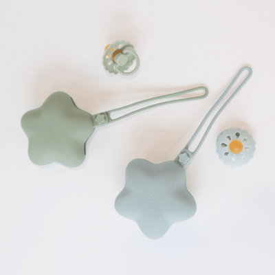Star Pacifier Case - Dusty Teal