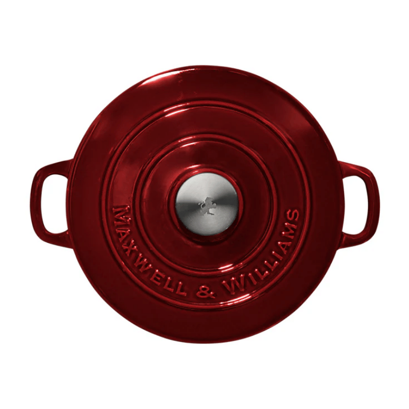 Merlot Cast Iron Deep Casserole Pot