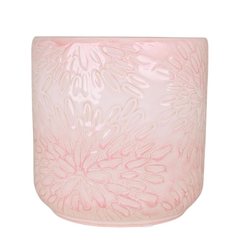 Large Elara Pink Flower Pot