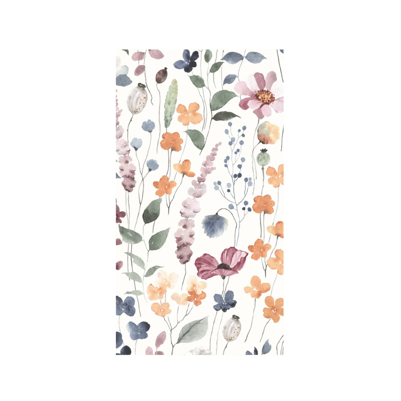 16-PC Watercolor Garden Printed Guest Napkin