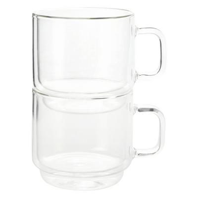 Stack Americano Double Wall Glasses - Set of 2