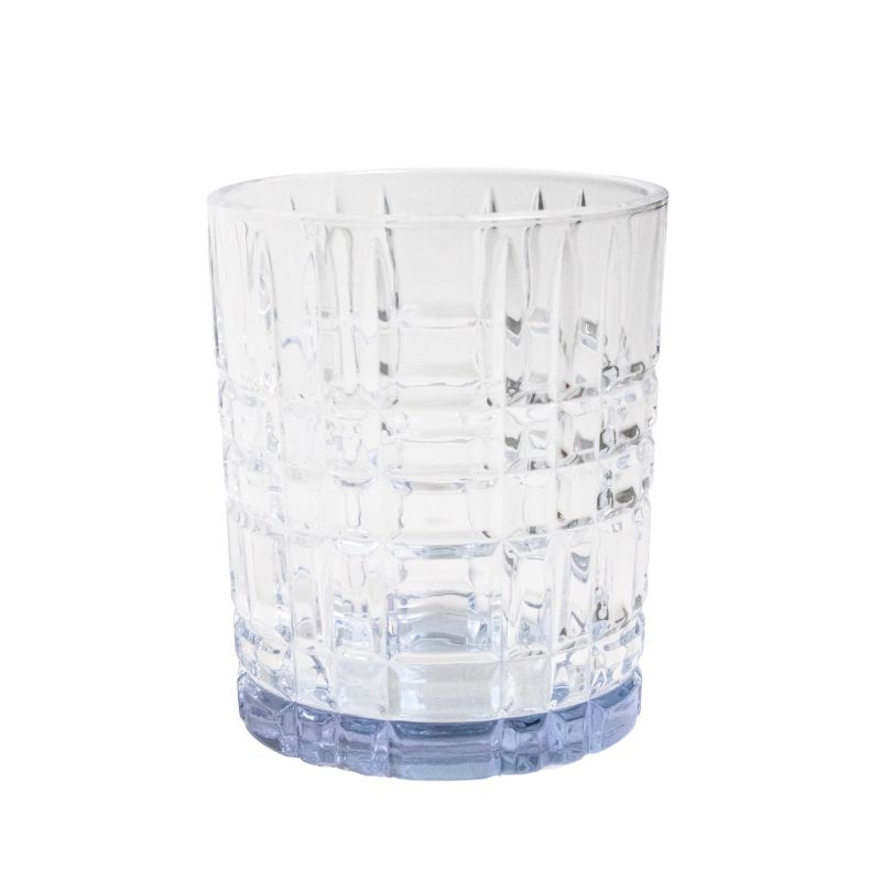 Boundary Blue Double Old-Fashioned Glasses - Set of 4