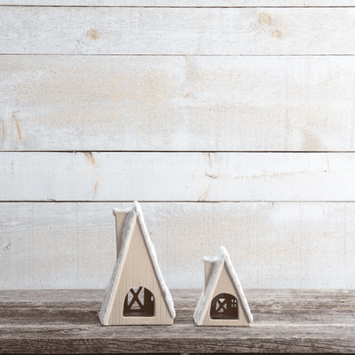 Small Frosted Chalet