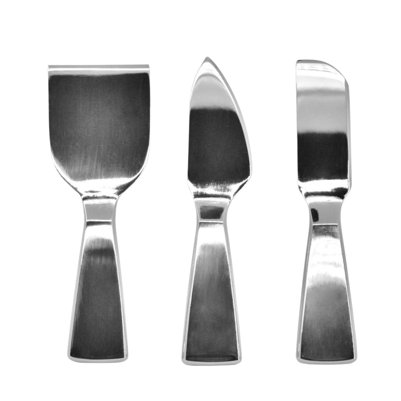 Silver Cheese Knives - Set of 3