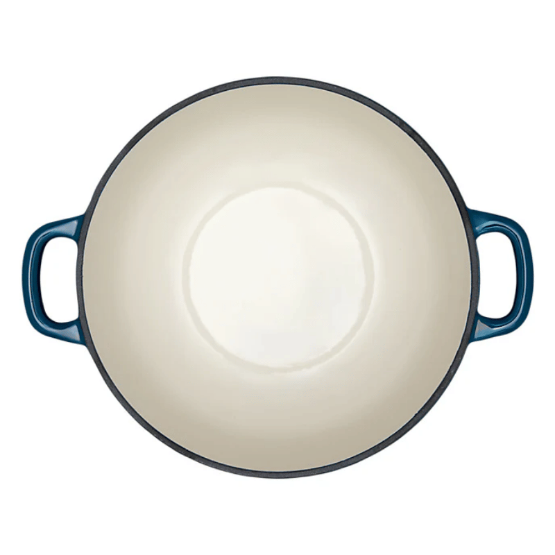 Blue Cast Iron Casserole Pot