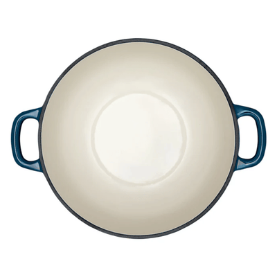 Blue Cast Iron Casserole Pot