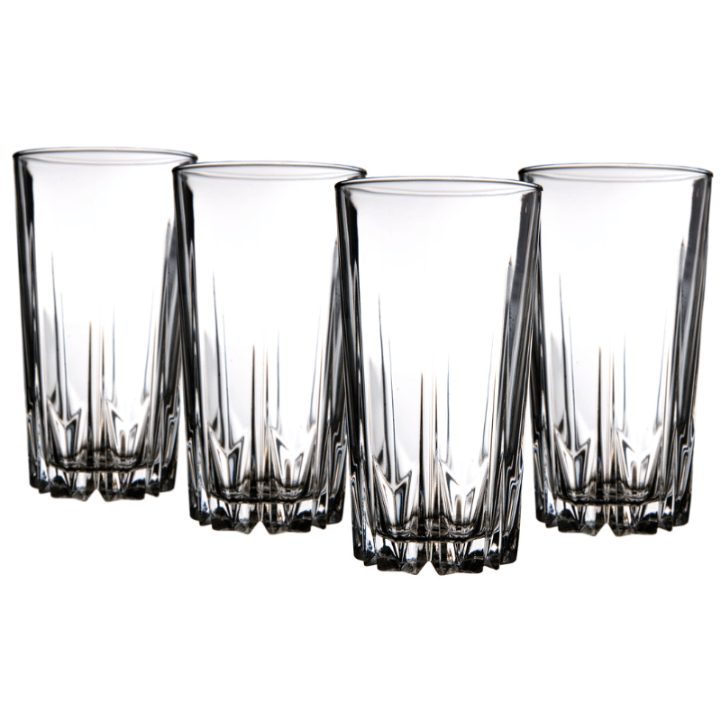 Grand Diamante Highball Glasses - Set of 4