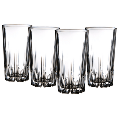 Grand Diamante Highball Glasses - Set of 4