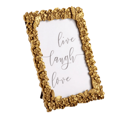 4"x6" Gold Butterfly Photo Frame