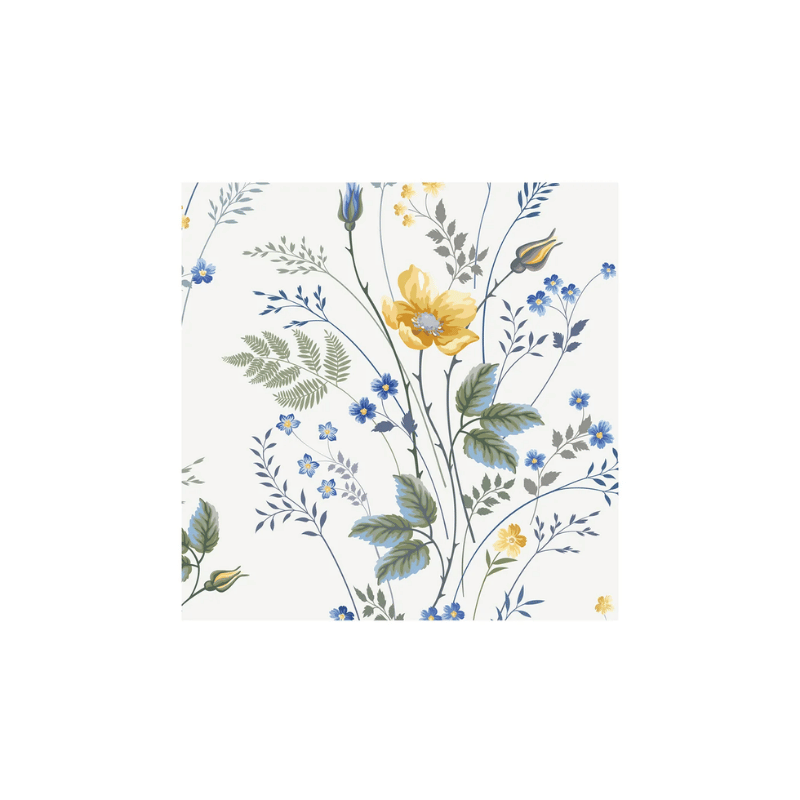 20-PC Sweet Floral Printed Cocktail Napkin