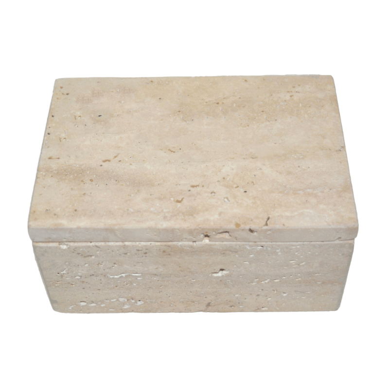 Tan Stone Box