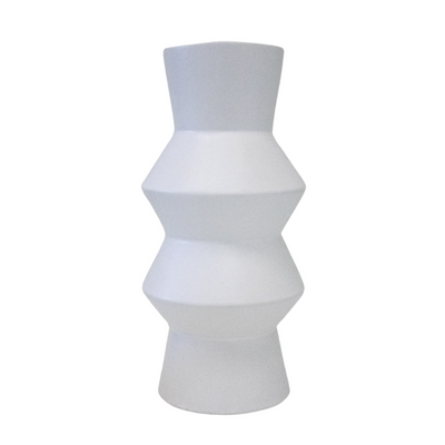 White Totem Vase