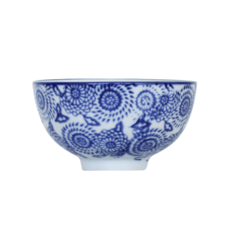 Bohemian Blue & White Rice Bowl