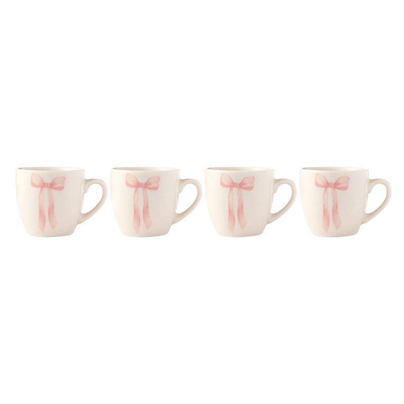 Bow Espresso Cups - Set of 4