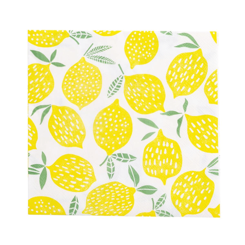 20-PC Lemons Luncheon Napkin