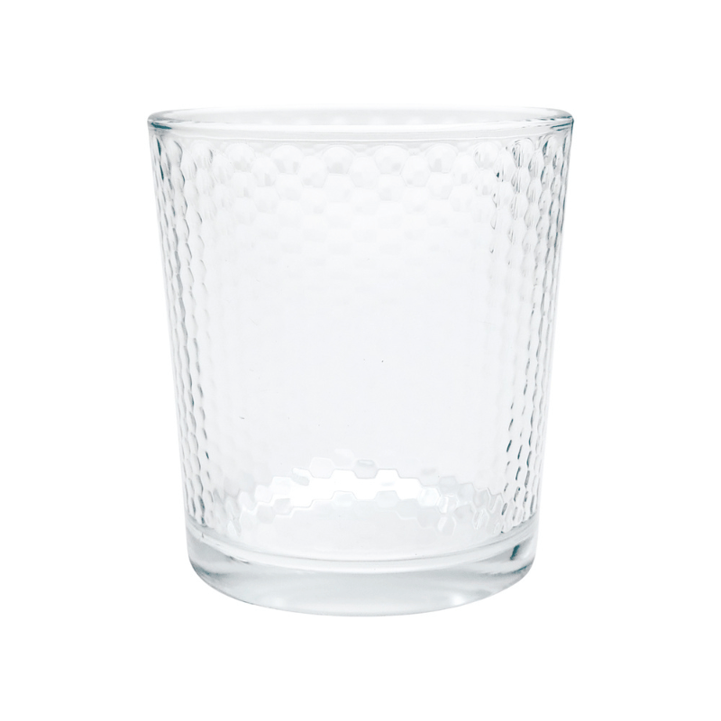Honeycomb Double Old-Fashion Glasses - Set of 4