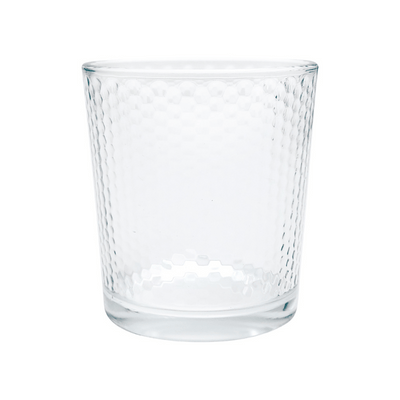 Honeycomb Double Old-Fashion Glasses - Set of 4