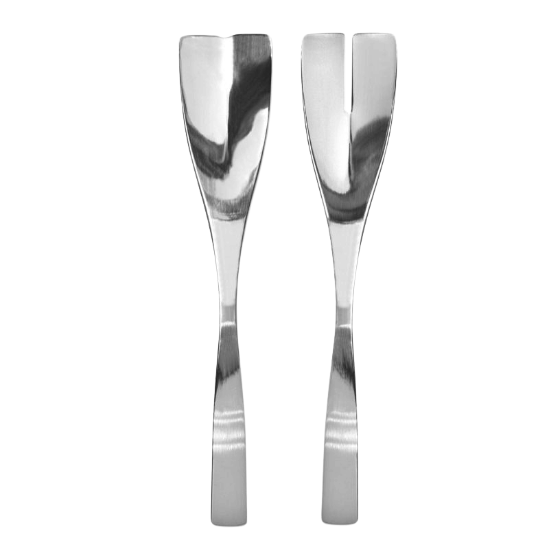 Silver Salad Servers - Set of 2