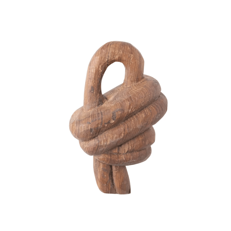 Hand-Carved Reclaimed Wood Knot