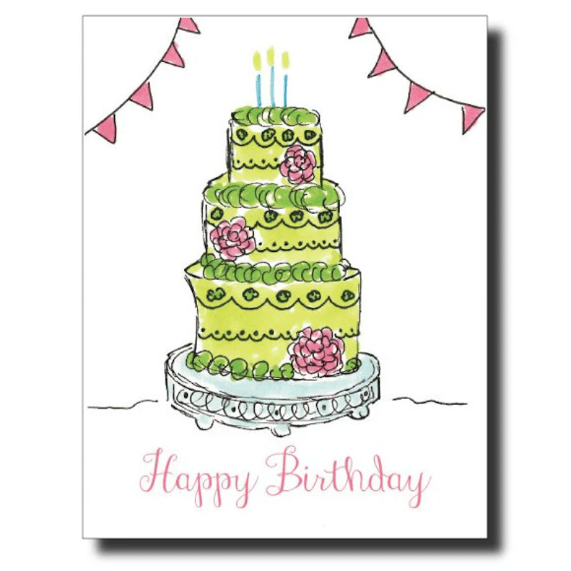 Pretty Birthday Greeting Card