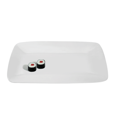 White Rectangular Platter