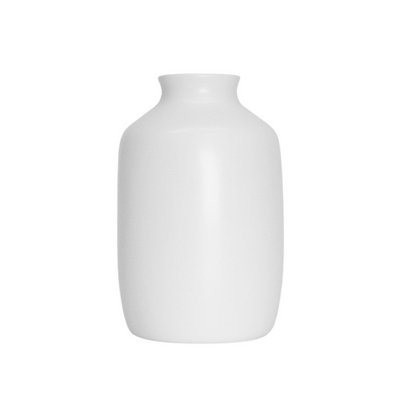 Matte White Bud Vases - Set of 4