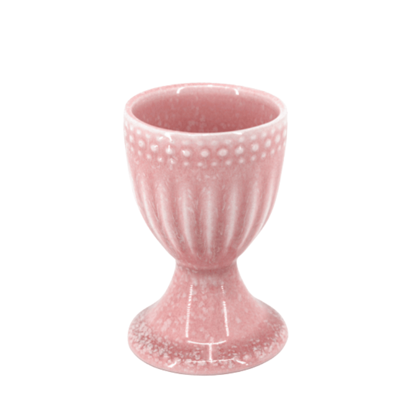 Pink French Lace Egg Cup