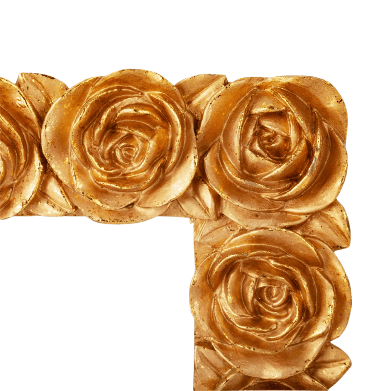 4"x6" Gold Rose Frame
