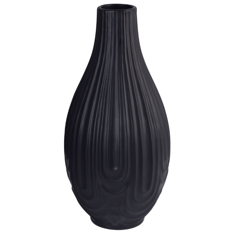 Large Black Tempe Vase