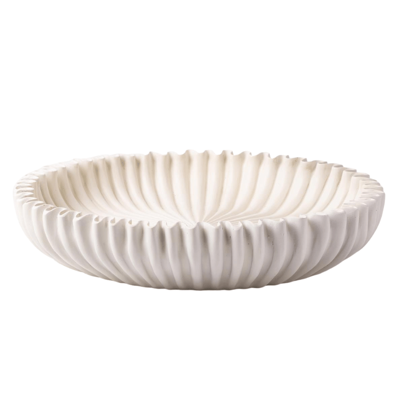 Sistine Scalloped Decorative Bowl