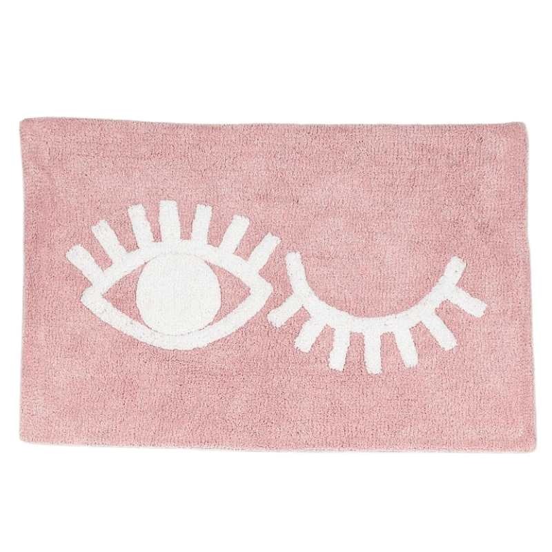 Winking Eye Tufted Bathmat