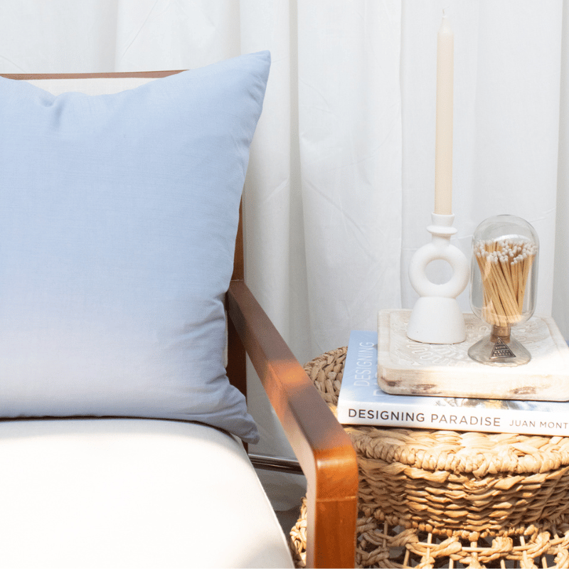 Light blue bed pillows sale