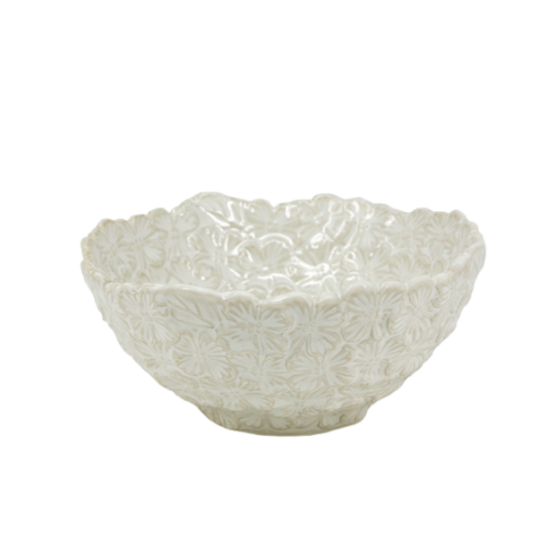 White Bouquet Snack Bowl
