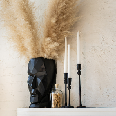 Black Aida Head Planter