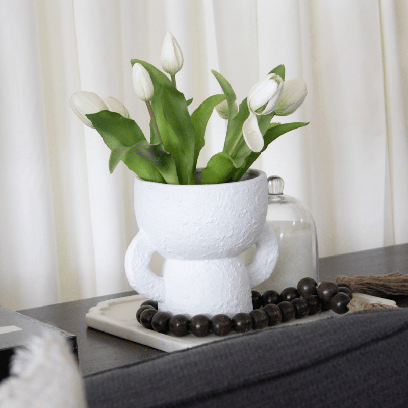 Textured Ceramic Planter