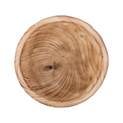 Decorative Wooden Pedestal Bowl