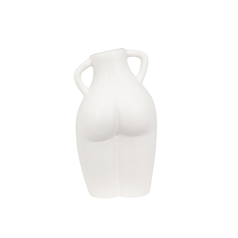White Marina Bodice Vase