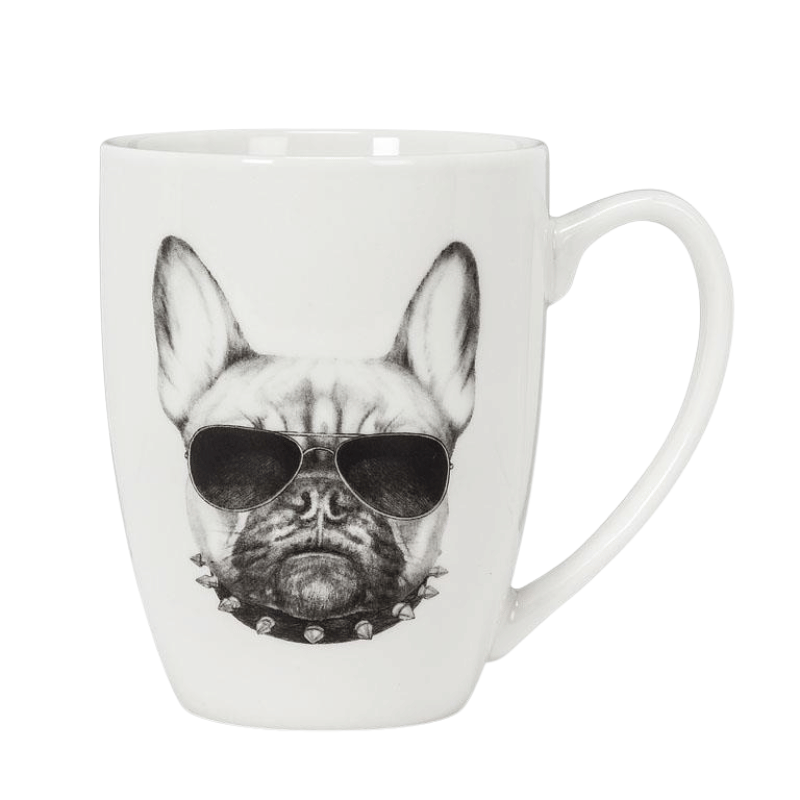Pen & Ink Bulldog Mug