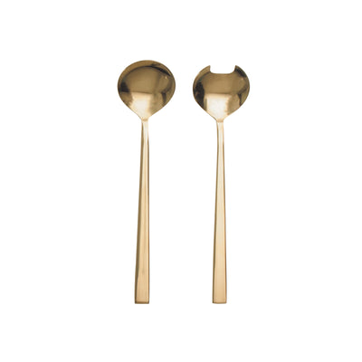 Gold Salad Servers - Set of 2