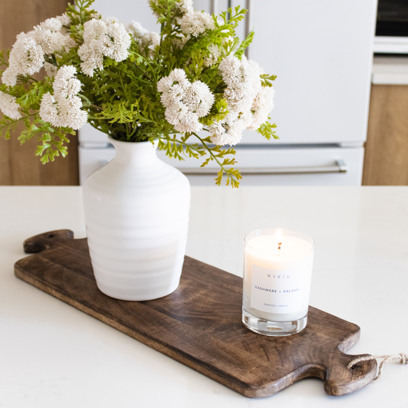 Wyrth Cashmere and Balsam Candle