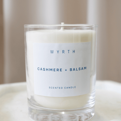 Wyrth Cashmere and Balsam Candle