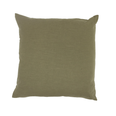 Olive Sarina Linen/Cotton Pillow