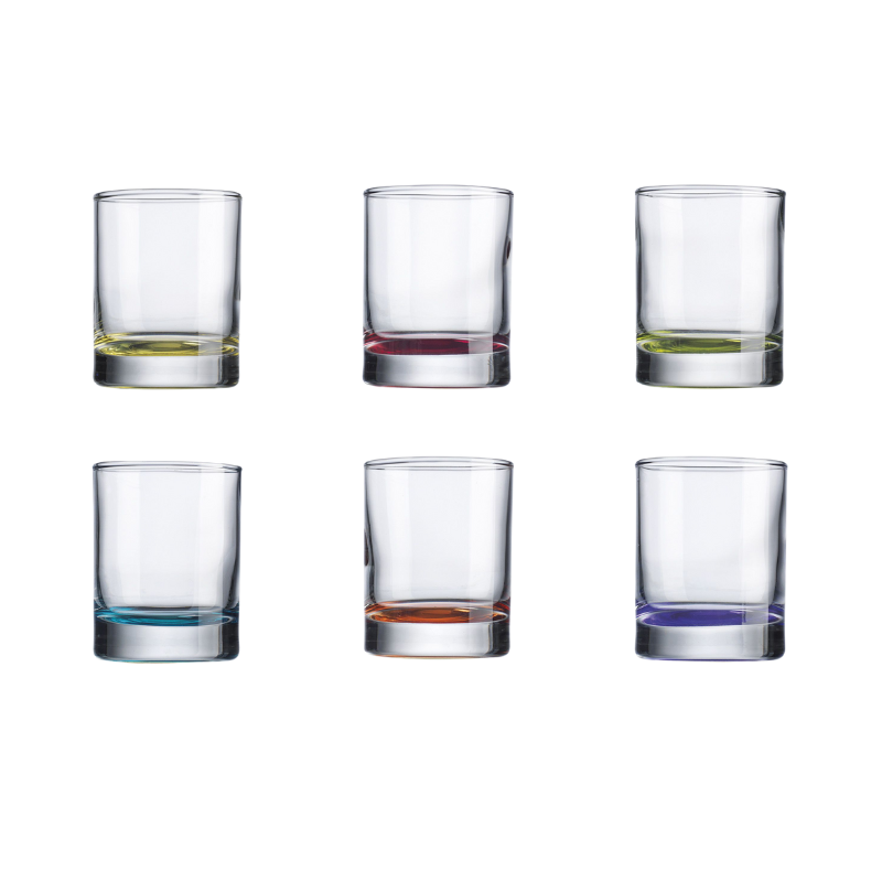 Iris Coloured Shot Glasses – Set of 6