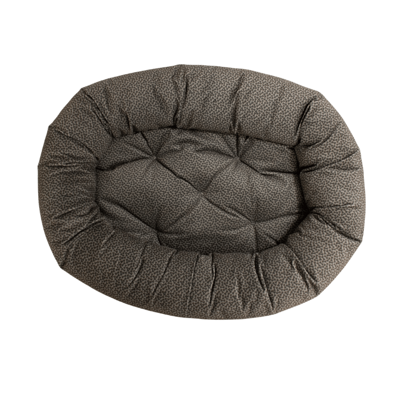 Pewter Bones Donut Bed