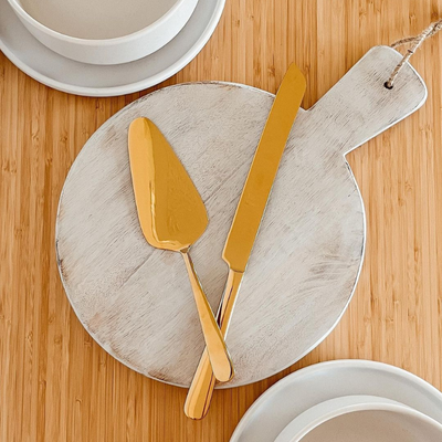 Mango Wood Round Cheese Board
