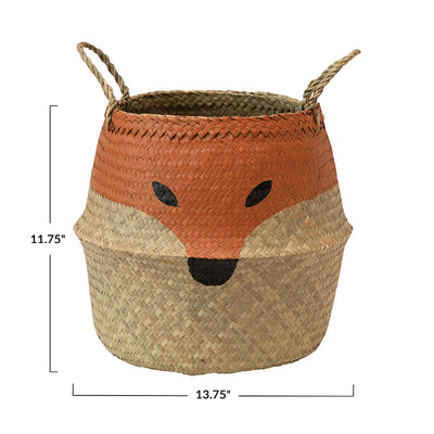 Seagrass Fox Belly Basket