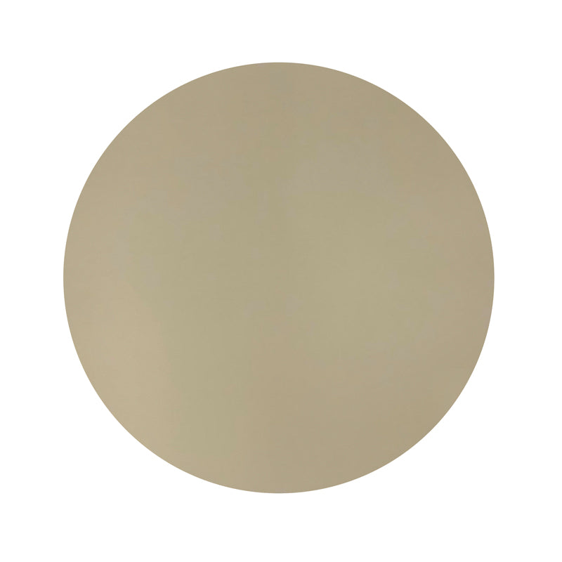 Studio Leather Sand Round Placemat