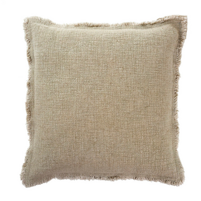 Selena Linen Pillow, Lichen