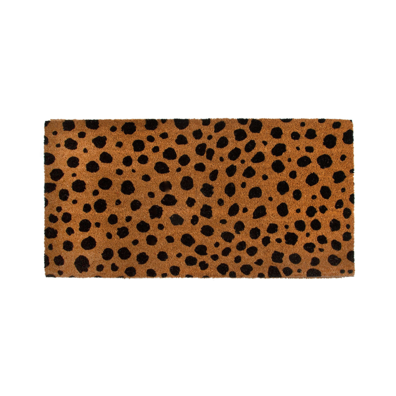 Cheetah Dot Door Mat